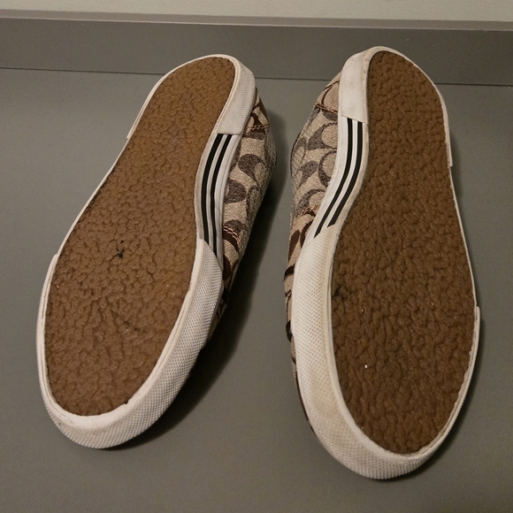 6. Coach Kameron Signature Sneakers – Brown Monogram – Size 8.5B - Picture 4 of 5